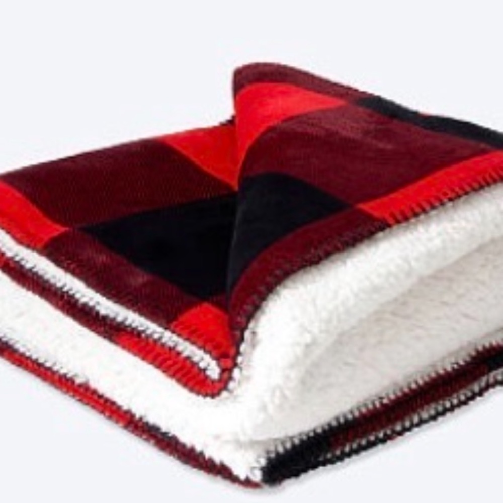 Victoria’s Secret PINK Limited Edition Red Sherpa Blanket